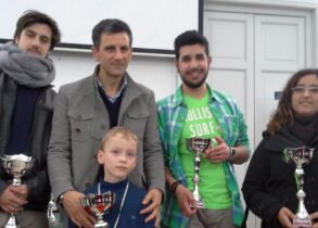 Alcuni ragazzi premiati del Centro Scacchi