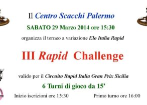 Torneo III RAPID CHALLENGE