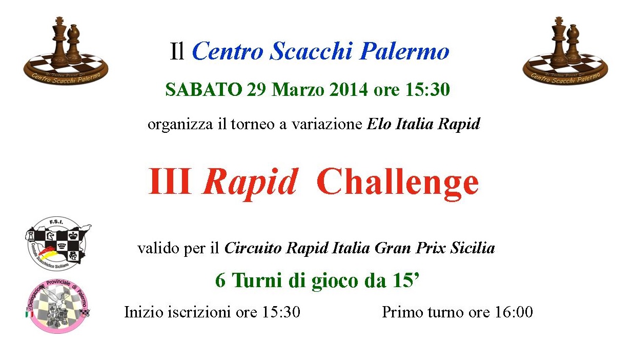 Torneo III RAPID CHALLENGE