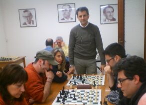 Gli allievi impegnati nel torneo