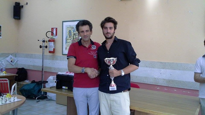 Andrea Spinella premiato da Benny Galante