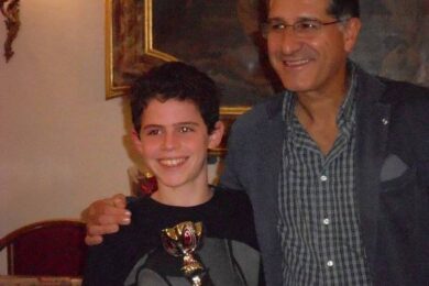Adalberto Cino premiato da Giuliano