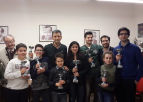 La foto di gruppo dei premiati