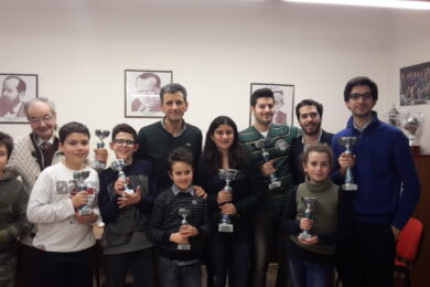 La foto di gruppo dei premiati