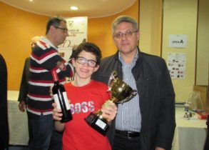 Adalberto Cino e il suo papà Alfonso